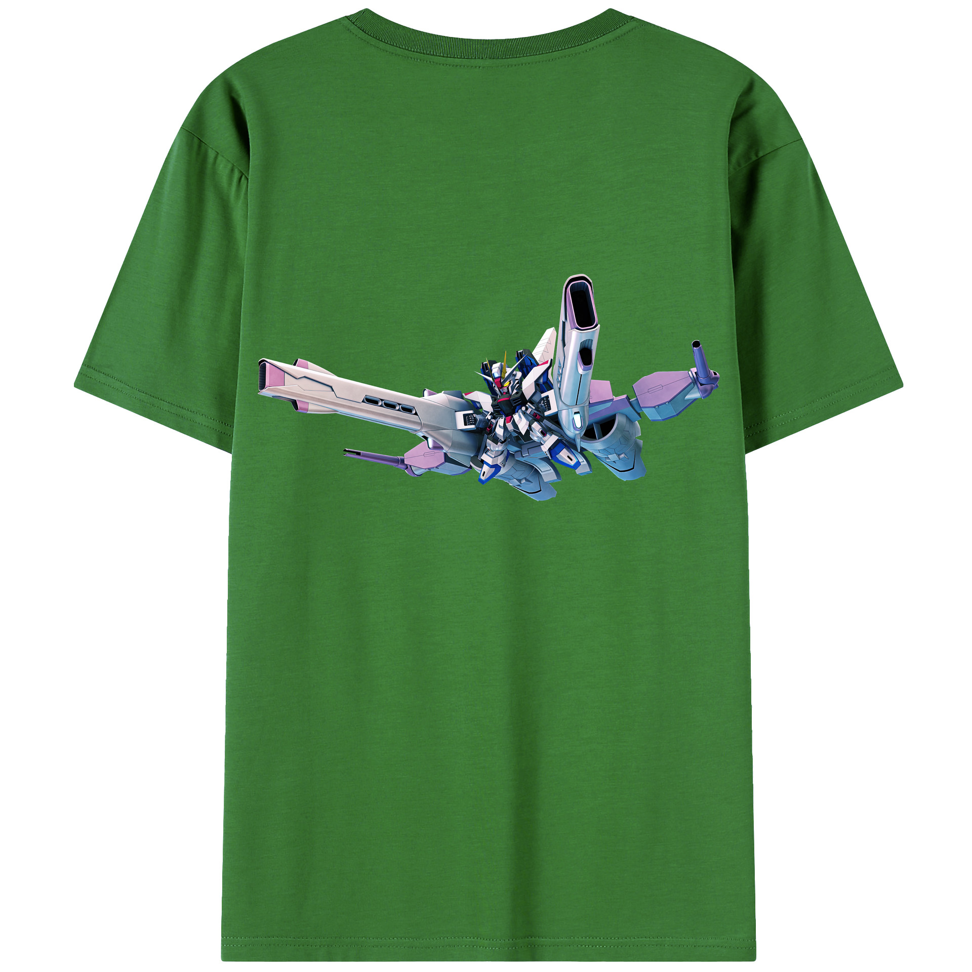 （画像用） 機動戦士ガンダム Mobile Suit Gundam レディース半袖Tシャツ(バックプリント)